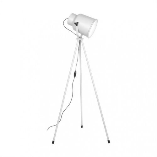 lampara de pie trelew tripode 1 luz e27 metalica blanca lampara de pie trelew tripode 1 luz e27 metalica blanca