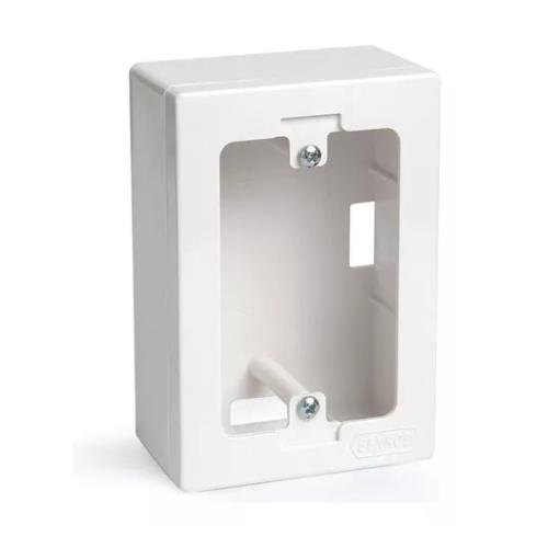 Caja Monoblock Rectangular para Sobreponer - Blanco