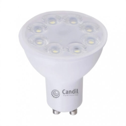 lampara dicro gu10 7w 100º gu10 3000k calida