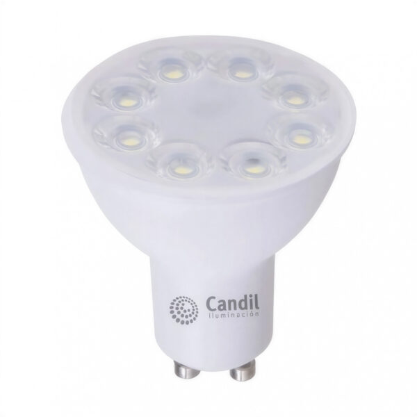 lampara dicro gu10 7w 100º gu10 3000k calida