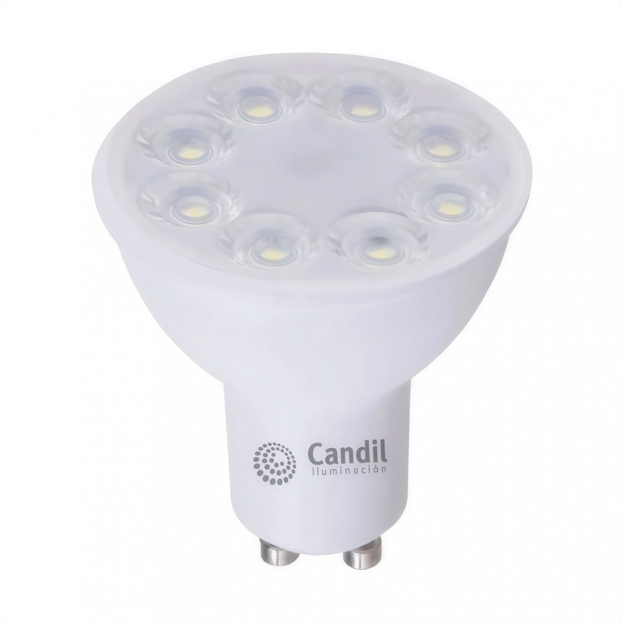 lampara dicro gu10 7w 100º gu10 3000k calida