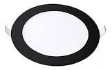 Embutido Led Redondo - 220 mm - 18 W - Luz Fría - Negro