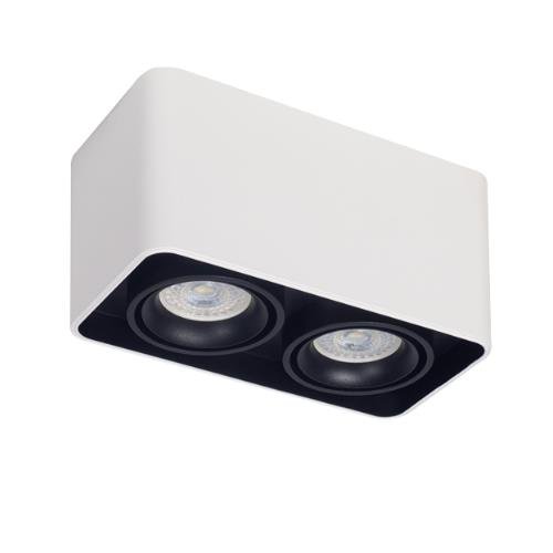 108357.jpg PLAFON TORONTO CON MOVIMIENTO PARA 2 DICRO GU10 COLOR BLANCO