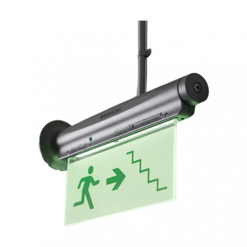seÑalizador led salida de emergencia con letra verde y fondo transparente seÑalizador led salida de emergencia con letra verde y fondo transparente