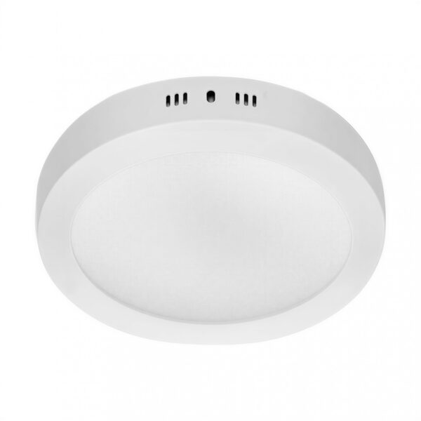 plafon led redondo 12w 6000k negro