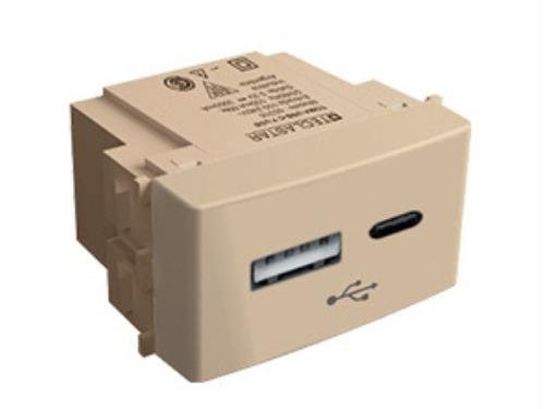 MODULO CARGADOR USB + USB TIPO C ARENA