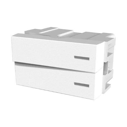MODULO PLATINUM 2 INTERRUPTOR UNIPOLAR BLANCO (2-1/2 MODULO EN 1)