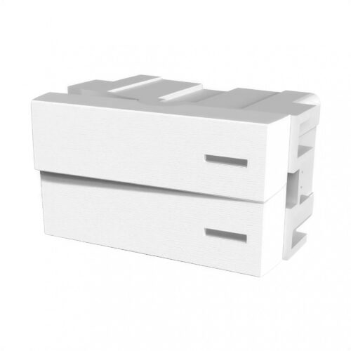 109066 modulo platinum 2 interruptor unipolar blanco (2 1:2 modulo en 1)