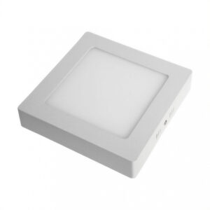plafon led redondo 12w 6000k negro