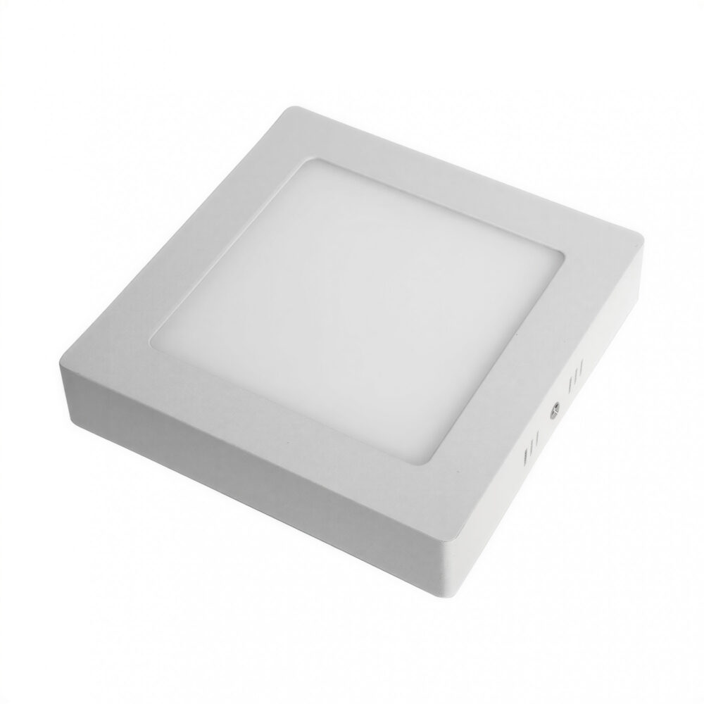 plafon led redondo 12w 6000k negro