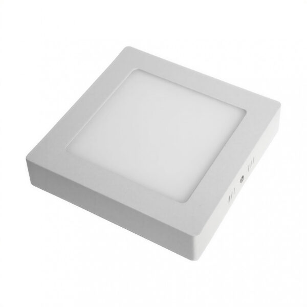 plafon led redondo 12w 6000k negro