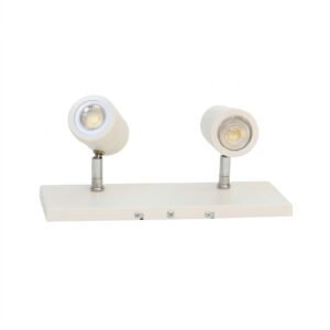 aplique mely 2 luces blanco gu10