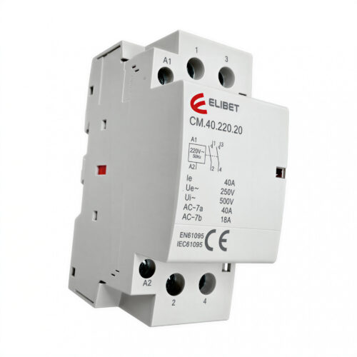 109959 contactor modular 2 polos 40a 220vca para tablero eléctrico