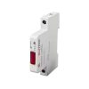 INDICADOR LED ROJO 220V 9MM RIEL DIN