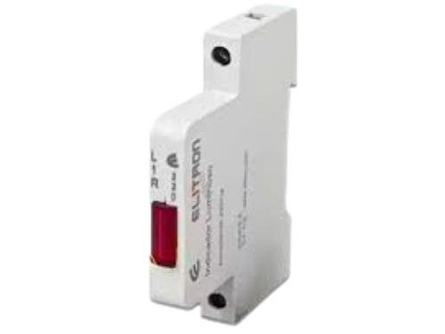 INDICADOR LED ROJO 220V 9MM RIEL DIN