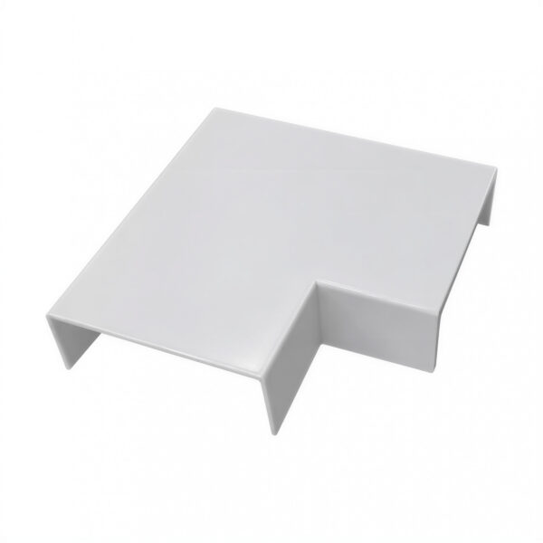 111232 curva plana 90° para cablecanal 100×50 – accesorio eléctrico
