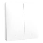 TECLA KINETIC PULSADOR BLANCO 2 CANAL RF