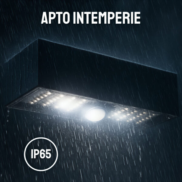 aplique led eclipse 22 w negro