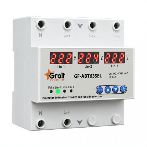 111363 protector trifásico con selector de fases 63a gralf gf abt63sel 111363 protector trifásico con selector de fases 63a gralf gf abt63sel