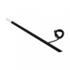 aplique spot con jabalina 1 luz negro gu10