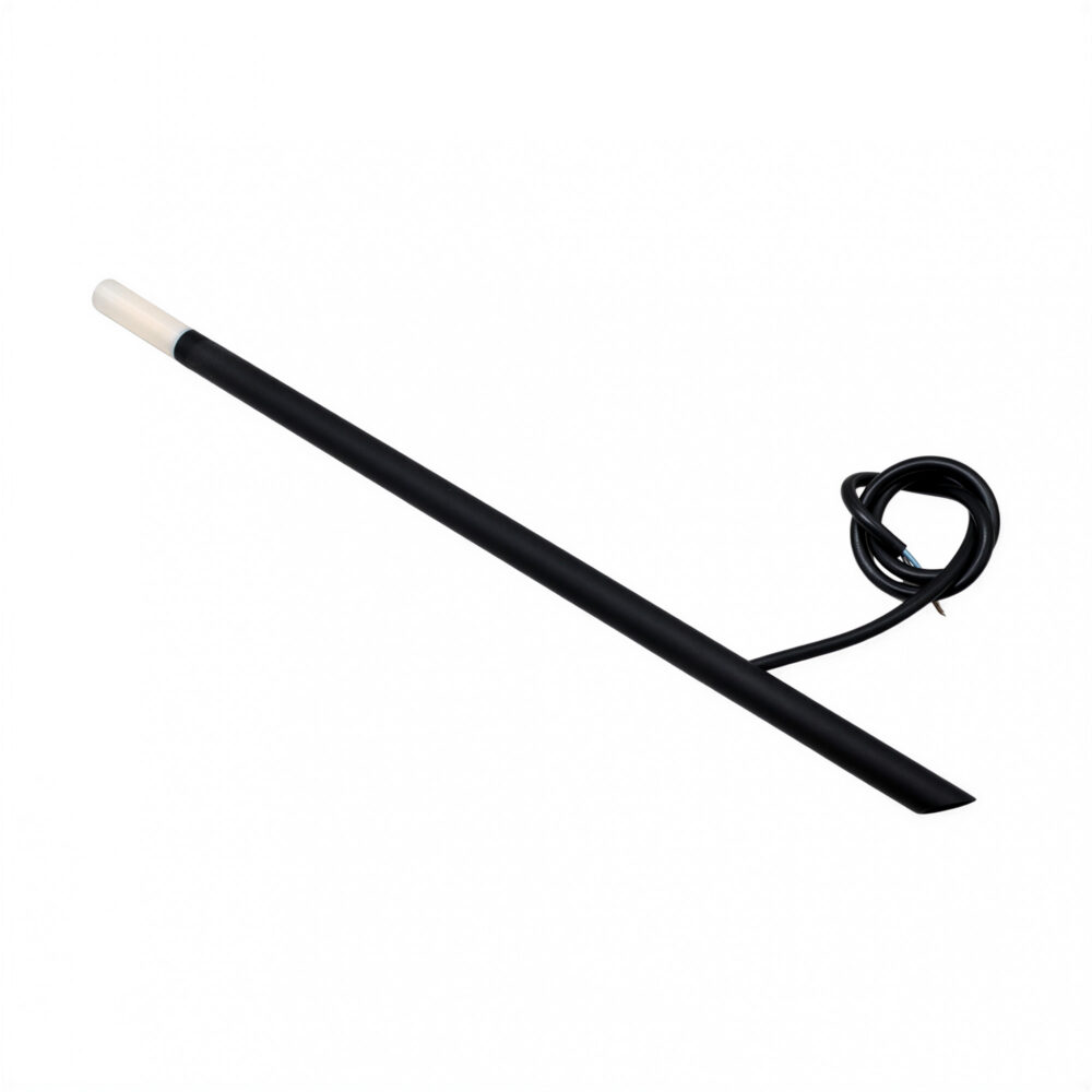 aplique spot con jabalina 1 luz negro gu10