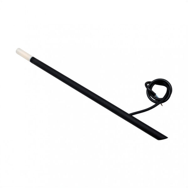 aplique spot con jabalina 1 luz negro gu10