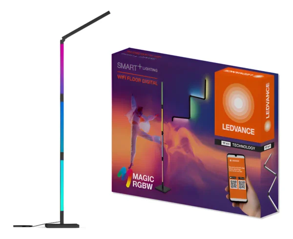 aplique led eclipse 22 w negro