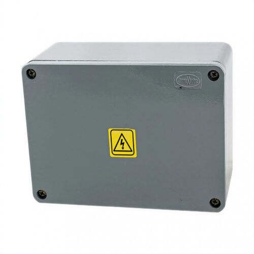 1127 caja de aluminio vacía 150x150x75 mm ip65 ik10 iram 2444