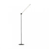 lampara de pie pipe led 12w 3000k negro