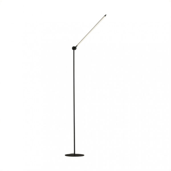 lampara de pie pipe led 12w 3000k negro