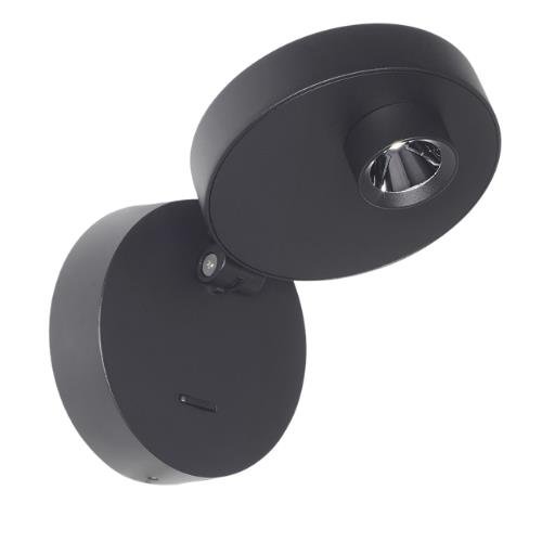 113047.jpg Aplique Led Coastal - 3w - Luz Cálida - Negro