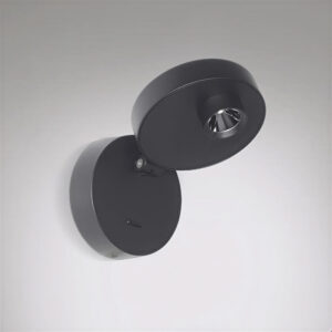 aplique led eclipse 22 w negro