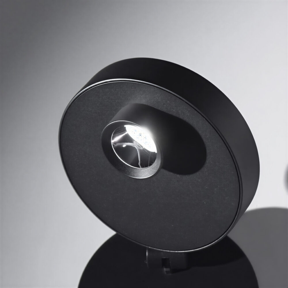 aplique led eclipse 22 w negro aplique led eclipse 22 w negro