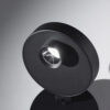aplique led eclipse 22 w negro