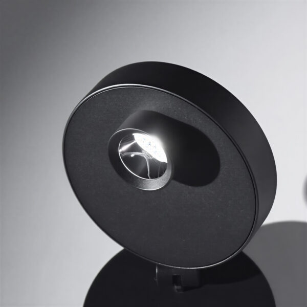 aplique led eclipse 22 w negro
