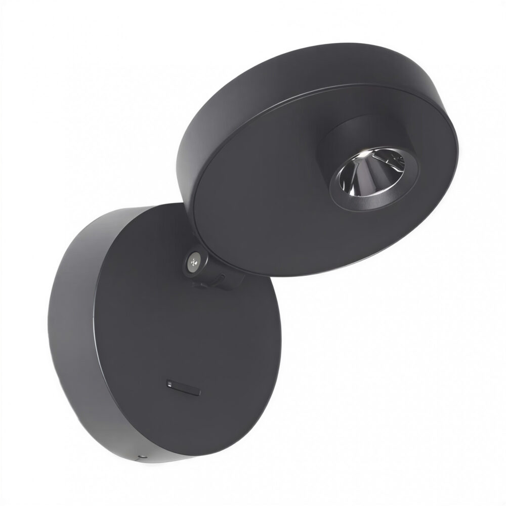 aplique led eclipse 22 w negro aplique led eclipse 22 w negro