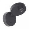 aplique led eclipse 22 w negro