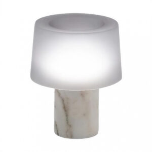 lampara de mesa rock lm b marmol