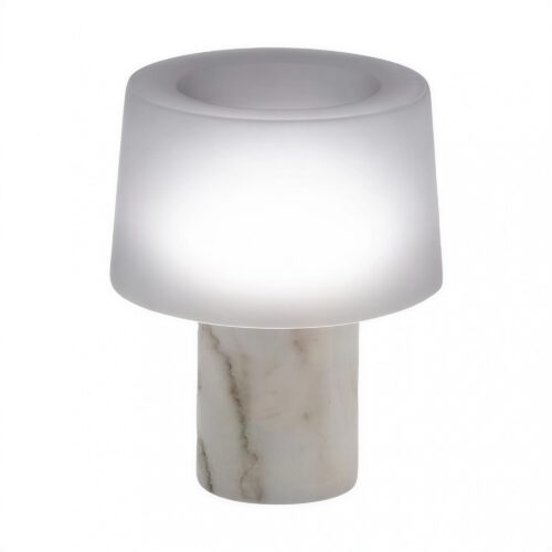 lampara de mesa rock lm b marmol