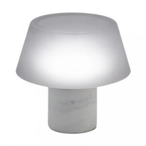 lampara de mesa rock lm c marmol