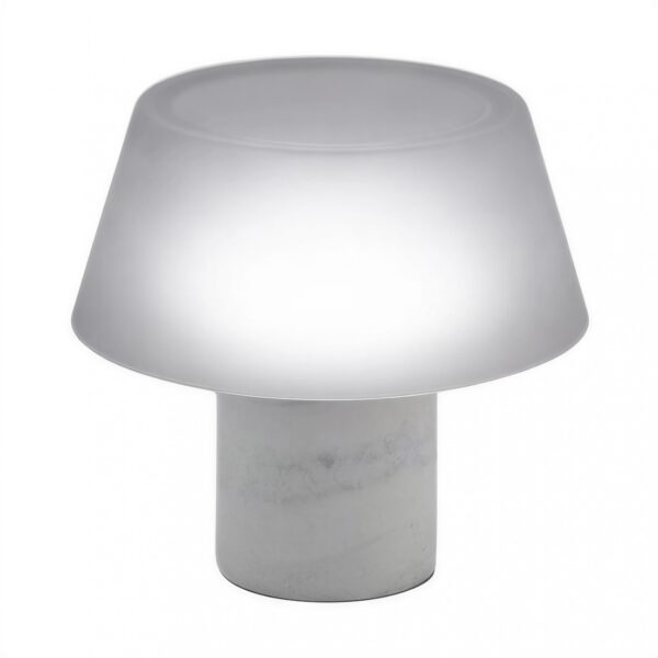 lampara de mesa rock lm c marmol
