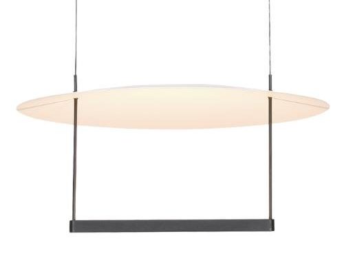 Colgante Led Luna-420 - 23 W - Luz Cálida - Negro