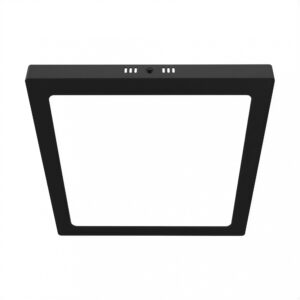 plafon led redondo 12w 6000k negro