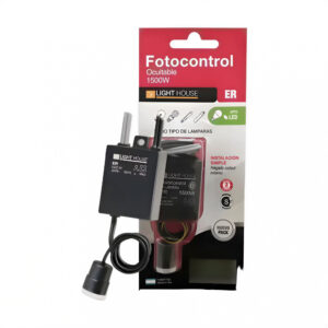 fotocontrol 4 cables 1500w 220v con sensor dirigible