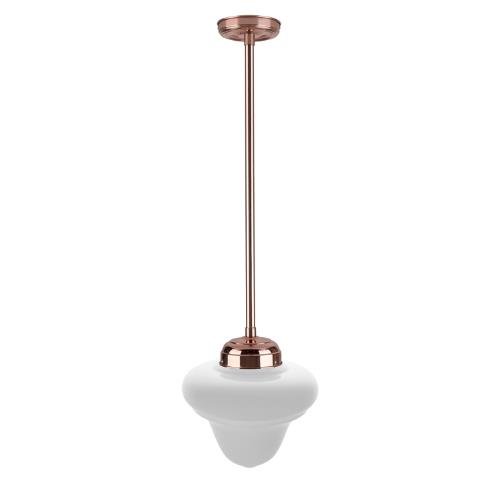 COLGANTE ROSARIO CON BARRAL 1L E27 BRONCE ALTO 29CM ANCHO DIAM.25 SALIENTE 85 CM