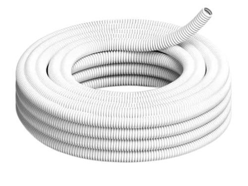 Caño Corrugado PVC 7/8" - Blanco