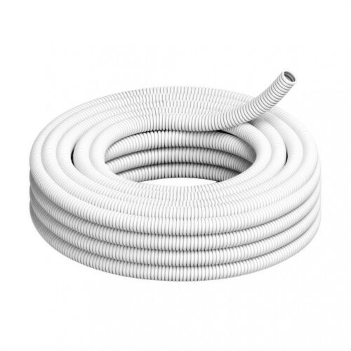 113201 caño corrugado pvc 7:8″ blanco para instalaciones eléctricas