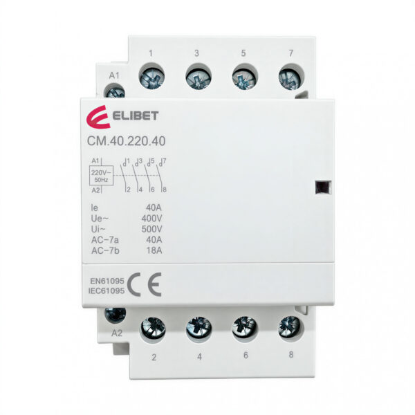 113225 contactor modular 4 polos 40a 220vca para tablero eléctrico 113225 contactor modular 4 polos 40a 220vca para tablero eléctrico