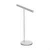 lampara de mesa wipi blanca con cabezal cilindrico