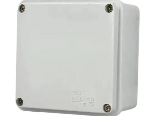 Caja Estanco PVC con Tapa 100 x 100 x 60 mm